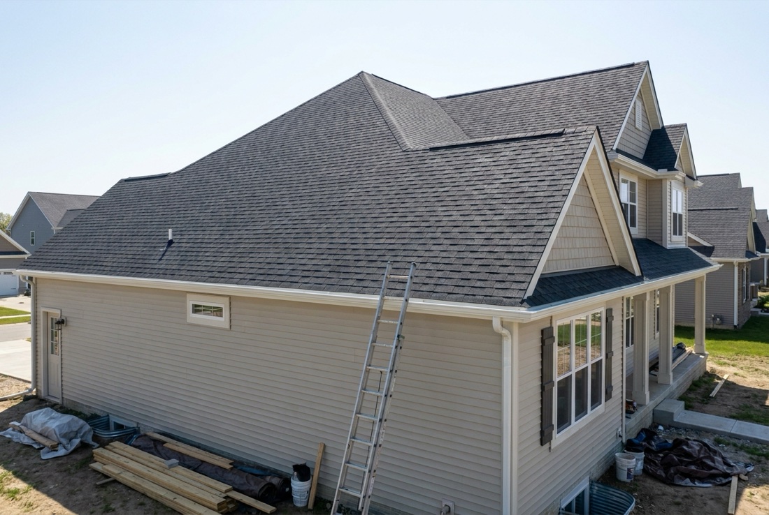 Residential roof replacement